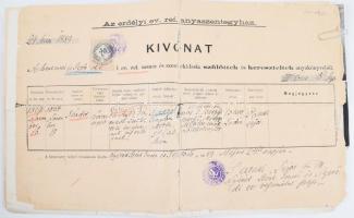 ca 1940 Torboszlói Bereczky Roland (sz: 1844) és feleségének és Tamási Zsuzsnnának házasságából szül...