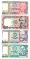 Peru 1985. 5000I + 1988. 5000I + 10.000I + 50.000I T:UNC, AU Peru 1985. 5000 Intis + 1988. 5000 Intis + 10.000 Intis + 50.000 Intis C:UNC, AU Krause P#117, P#137, P#140, P#142