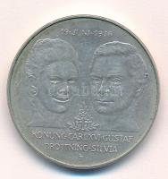 Svédország 1976U 50K Ag "KIrályi esküvő" T:XF Sweden 1976U 50 Kronor Ag "Royal Wedding" C:XF Krause KM#854