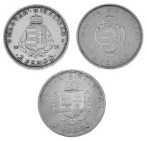1935. 2P Ag "Pázmány" + 2P Ag "Rákóczi" + 1936. 2P Ag "Liszt Ferenc" -...
