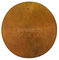 1982. "COUPE FABIK - Nagykanizsa" egyoldalas öntött bronz vívóverseny emlékérem, hátoldalá...