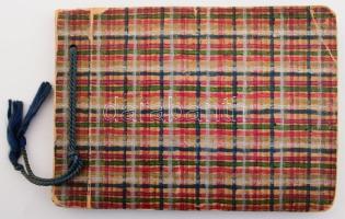 cca 1930 Fotóalbum, benne 100 darab kisméretű fotóval, főleg osztrák helyszínekkel