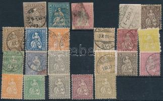 Svájc kis tétel stecklapon (Mi EUR ~201.-)