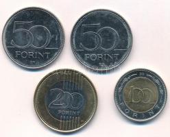 2004. 50Ft "Európai Unió" (2x) + 2023. 200Ft "Petőfi" + 2024. 100Ft "MNB&qu...
