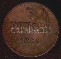 Finnország 1866. 5P II.Sándor T:3