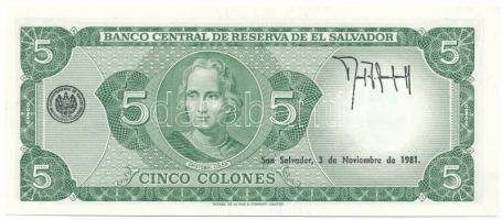 El Salvador 1976. 5C T:UNC, AU
El Salvador 1976. 5 Colones C:UNC, AU
Krause P#117