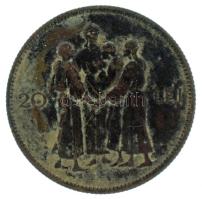 Románia 1930. 20L Ni-sárgaréz "I. Mihály" Londoni veret T:VF patina
Romania 1930. 20 Lei ...