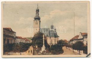 Kőszeg, belváros, leporellolap 10 kis képpel: kápolna, Vöröskereszt, Írott-kő. Emericanum R. T. kiadása