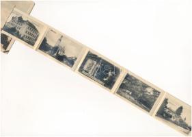 Kőszeg, belváros, leporellolap 10 kis képpel: kápolna, Vöröskereszt, Írott-kő. Emericanum R. T. kiad...