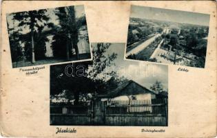 Jászkisér, Tiszaszabályozó társulat, Dohánybeváltó, látkép. Szanku Sándor kiadása (fl)