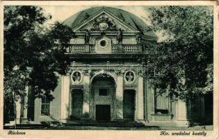 1937 Ráckeve, Kir. uradalmi kastély. Münich Jenő kiadása (EK)