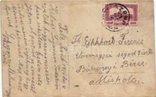 1924 Szend, Szákszend; római katolikus templom. photo (gyűrődések / creases)