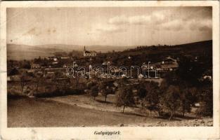 1937 Galgagyörk, látkép. Hangya kiadása (gyűrődések / creases)