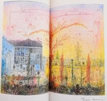 1991 Technoimpex Terminkalander. Gross Arnold (1929-2015) grafikus 12 színes grafikáival illusztrált...