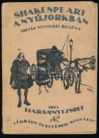 Harsányi Zsolt: Shakespeare a Nyújorkban. Tréfás szinházi regény.    Budapest, [1918]. Légrády Testvérek. 154, [2] p. Kiadói, rajzos, karton borítóban, kissé sérült Fantasztikus regény