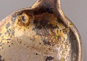 Ezüst (Ag) fűszerkanál, jelzett, nettó 6,9g