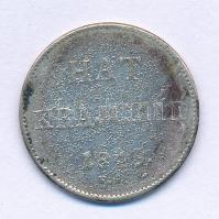 1849NB 6kr Ag T:VF patina Adamo B2