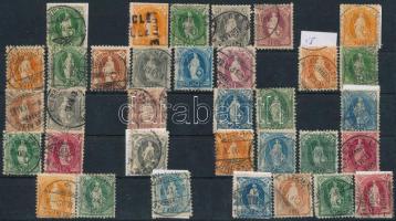 Svájc kis összeállítás stecklapon (Mi EUR ~438.-)