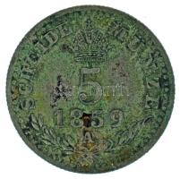 Ausztria 1859A 5kr Ag "Ferenc József" T:VF patina
Austria 1859A 5 Kreuzer Ag "Franz ...