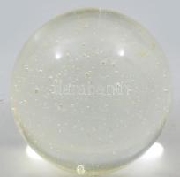 Buborékos anyagú asztaldísz, m: 8,5 cm