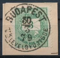 "BUDAPEST / V. (...) LEVÉLGYÜJTÖDE" (Gudlin nem ismeri)