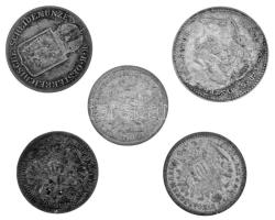 Ausztria 1849A 6kr Ag + 1869. 20kr Ag "Ferenc József" + 1872. 10kr Ag "Ferenc József" (3x) T:VF,F Austria 1849A 6 Kreuzer Ag + 1869. 20 Kreuzer Ag "Franz Joseph" + 1872. 10 Kreuzer Ag "Franz Joseph" (3x) T:VF,F