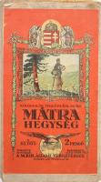 1933 A Mátra hegység, Kirándulók térképe 6/a sz., 1 : 50.000, M. Kir. Állami Térképészet, 90×61 cm vászonon