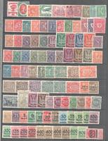 Deutsches Reich összeállítás kétoldalas A4-es berakólapon (Mi EUR ~166.-)