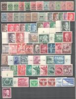 Deutsches Reich összeállítás kétoldalas A4-es berakólapon (Mi EUR ~166.-)