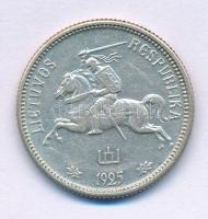 Litvánia 1925. 2L Ag T:AU,XF patina Lithuania 1925. 2 Litu Ag C:AU,XF patina Krause KM#77