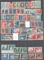 Montenegró, Horvátország összeállítás kétoldalas A4-es berakólapon