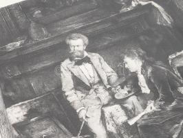 Munkácsy műveiről készült heliogravűrök: Carl Koepping ( 1848-1914.) Munkácsy Mihály Műteremben című...