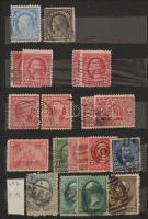 USA kb 1.700 db bélyeg a korai évektől kis és közepes berakóban