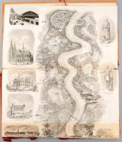 [A Rajna panorámaképe] Neues Panorama des Rheins von Mannheim bis Cöln. Mit 45 Randbildern nebst Bes...