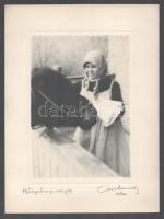 cca 1932 Orphanidesz János (1876-1939): jelzett képek: Búbánatvölgy, A kímélés, Börzsonyi Idil. Jelz...