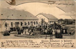 Szabadka, Subotica; Földmívelési iskola. Wilheim Samu kiadása / farmer school, agriculture (EK)