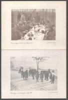 cca 1932 Orphanidesz János (1876-1939): vadász fotók: Budakeszi, Göd, szalonka vadászat, Páty. 4 db ...