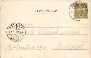 1908 Szabadka, Subotica; Dr. Sántha szanatóriuma, társalgó, belső / sanatorium, interior (EK)