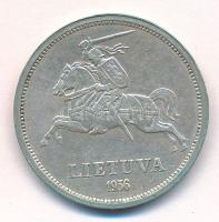 Litvánia 1936. 5L Ag "Jonas Basanavičius" T:XF Lithuania 1936. 5 Litas Ag "Jonas Basanavičius" C:XF Krause KM#82