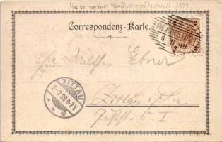 1899 (Vorläufer) Ceská Lípa, Böhmisch Leipa; Zur Erinnerung an die Kaisermanöver bei Leipa-Reichstad...