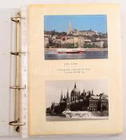 Dunai utasszállító hajók 78 db hajókat ábrázoló fotó és képeslap, mind különféle hajókról, gyűjteményként albumba gyűjtve, feliratozva