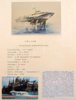 Dunai utasszállító hajók 78 db hajókat ábrázoló fotó és képeslap, mind különféle hajókról, gyűjtemén...