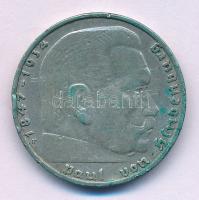 Német Harmadik Birodalom 1937F 2M Ag "Hindenburg" T:XF,VF patina, ph.
German Third Reich ...