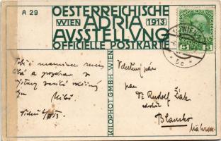 1913 Trogir, Trau; Rathausplatz. Oesterreichische Adria Ausstellung Wien 1913 Officielle Postkarte A...