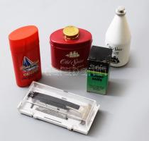 cca 1970, 5 darabos borotválkozási tétel, kölni, borotva, stb.