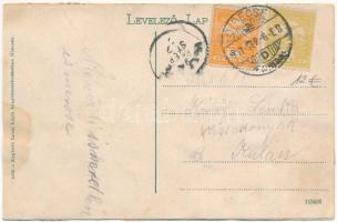 1907 Óbecse, Stari Becej; Ferenc csatornai zsilip. Lévai Lajos kiadása / dam (r)