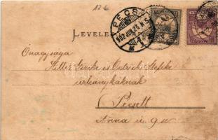 1902 Óbecse, Stari Becej; látkép. Lévai Lajos kiadása / general view (r)