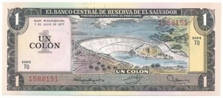 El Salvador 1977. 1C T:AU El Salvador 1977. 1 Colon C:AU Krause P#125