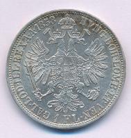 Ausztria 1858A 1Fl Ag "Ferenc József" T:XF Austria 1858A 1 Florin Ag "Franz Joseph" C:XF Krause KM#2219