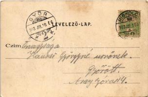 1903 Miskolc, Erzsébet kórház. Gedeon András kiadása (fl)